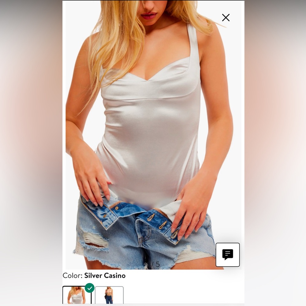 NWT Free people dusk to dawn bodysuit